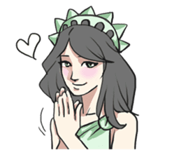 AsB - The Statue Of Liberty Heart Play sticker #7085519