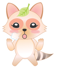 Lovely Raccoon Family(2) sticker #7085526