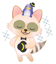 Lovely Raccoon Family(2) sticker #7085527