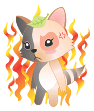 Lovely Raccoon Family(2) sticker #7085535