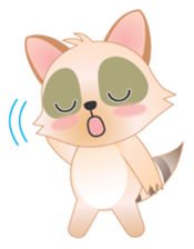 Lovely Raccoon Family(2) sticker #7085549