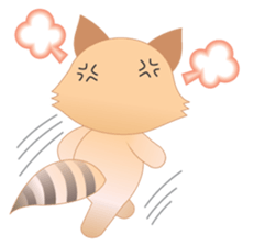 Lovely Raccoon Family(2) sticker #7085554