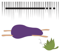 Dr. Eggplant sticker #7085723