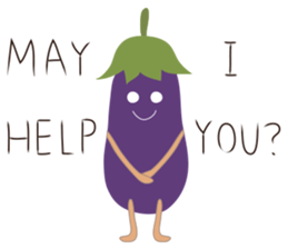 Dr. Eggplant sticker #7085744