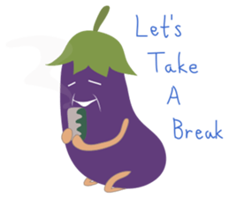 Dr. Eggplant sticker #7085751
