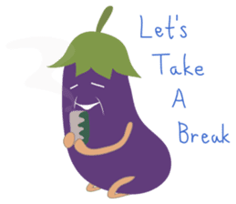 Dr. Eggplant sticker #7085751