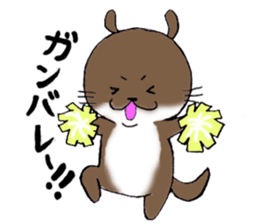 Otter daily life conversation sticker #7086303
