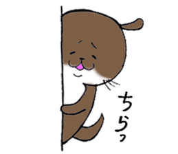 Otter daily life conversation sticker #7086309