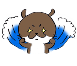 Otter daily life conversation sticker #7086311