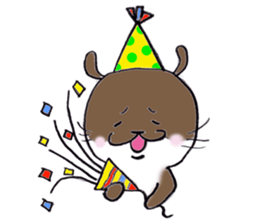 Otter daily life conversation sticker #7086316