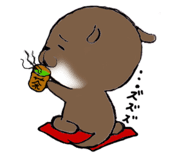 Otter daily life conversation sticker #7086317