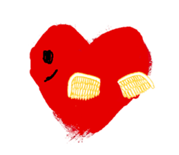 With heart two sticker #7086520