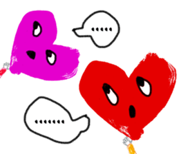 With heart two sticker #7086529