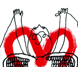 With heart two sticker #7086546