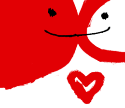 With heart two sticker #7086559