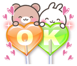 Every day of a rabbit and the bear sticker #7086640