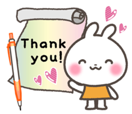 Every day of a rabbit and the bear sticker #7086650