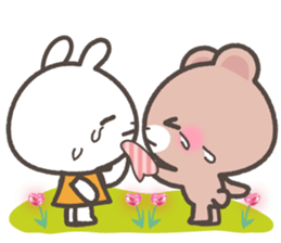 Every day of a rabbit and the bear sticker #7086653