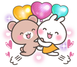 Every day of a rabbit and the bear sticker #7086654