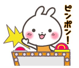 Every day of a rabbit and the bear sticker #7086677