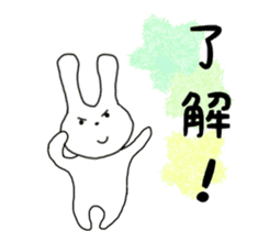 Happy  Rabbit sticker #7086846