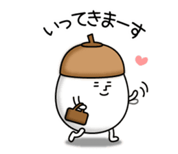 Cute roly poly egg 2 sticker #7086897