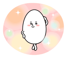 Cute roly poly egg 2 sticker #7086919