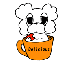 Latte dog & cat(Meloo & Nero) sticker #7087243