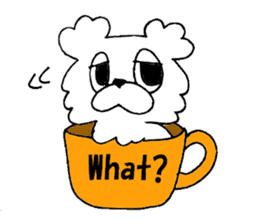 Latte dog & cat(Meloo & Nero) sticker #7087244