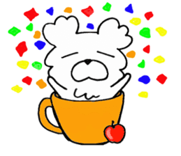 Latte dog & cat(Meloo & Nero) sticker #7087255