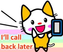 Good friend! Lara & Bubu2[English] sticker #7087508