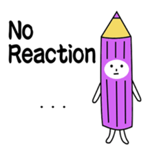 a colored pencil sticker #7087622