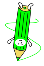 a colored pencil sticker #7087624