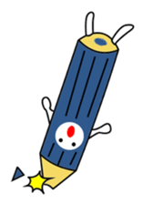 a colored pencil sticker #7087638