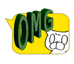 Internet slang of English(Meloo&Nero) sticker #7088256