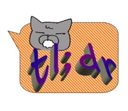 Internet slang of English(Meloo&Nero) sticker #7088276