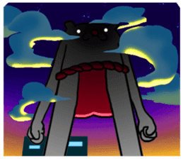 white sumo bear sticker #7088495