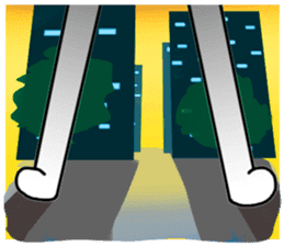 white sumo bear sticker #7088499