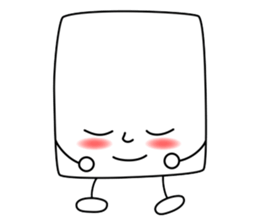 paper customers and old man sticker #7088733