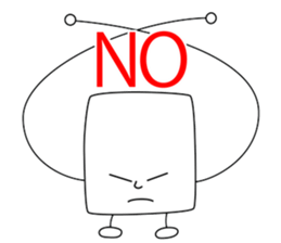 paper customers and old man sticker #7088735