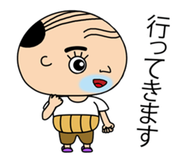 paper customers and old man sticker #7088752