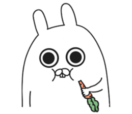 ordinary rabbit. sticker #7088921