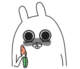 ordinary rabbit. sticker #7088922