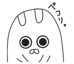 ordinary rabbit. sticker #7088925