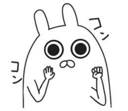 ordinary rabbit. sticker #7088933