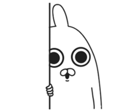 ordinary rabbit. sticker #7088939