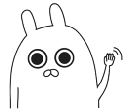ordinary rabbit. sticker #7088940