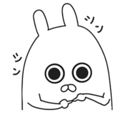 ordinary rabbit. sticker #7088948