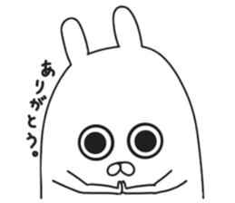 ordinary rabbit. sticker #7088950