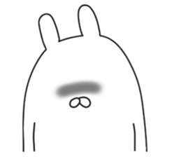 ordinary rabbit. sticker #7088958